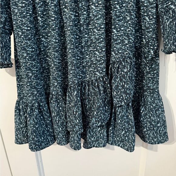 Michael Michael Kors Tweed-Print Ruffled Crepe Dress - Picture 6 of 6